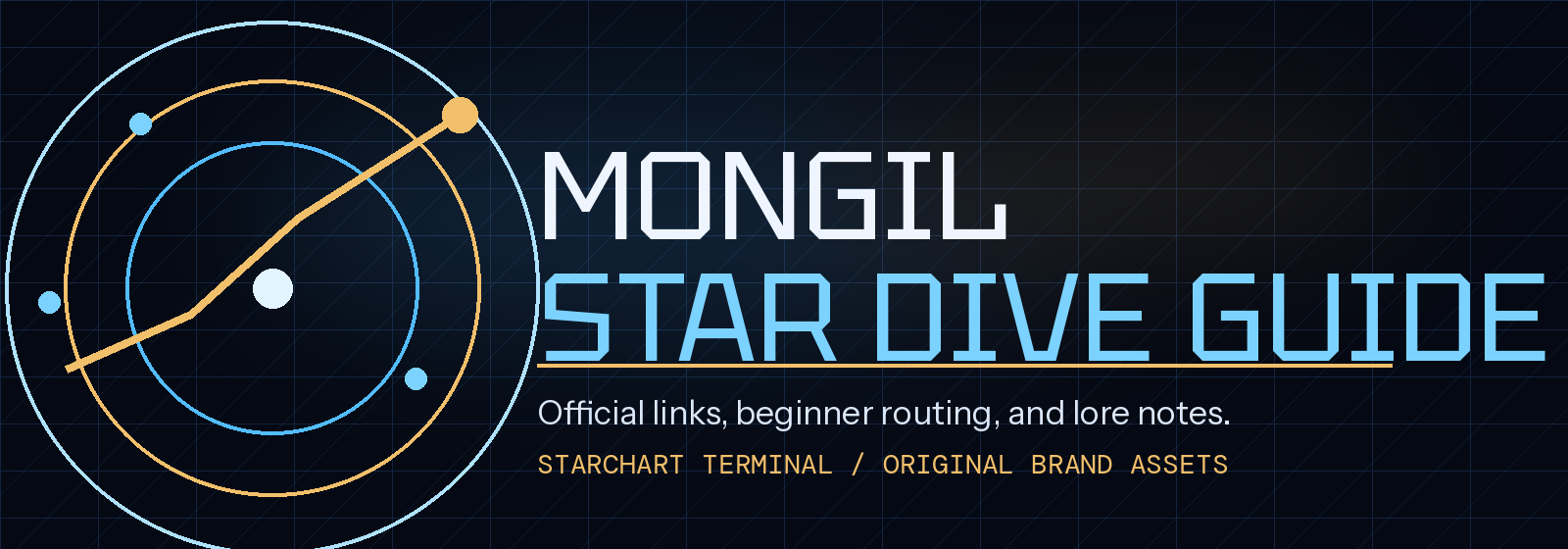 Mongil Star Dive Guide wordmark