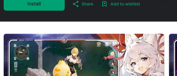 Official Google Play gallery capture for MONGIL: STAR DIVE.